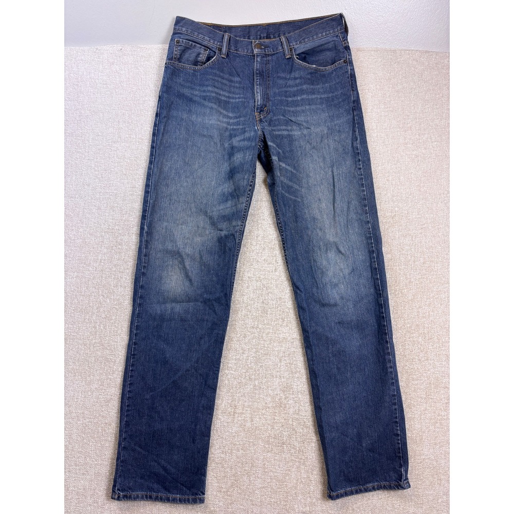 Levis 550 Relaxed Fit Jeans Mens 34x36 Blue Denim Medium Wash 100% Cotton